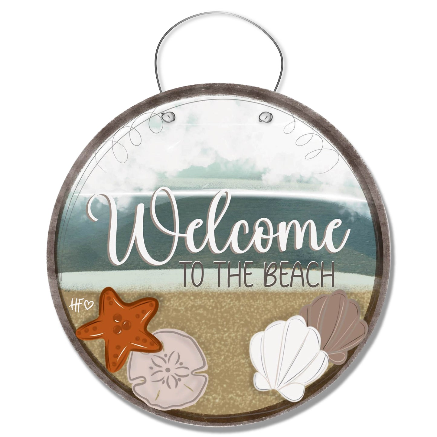 Welcome To The Beach Door Hanger
