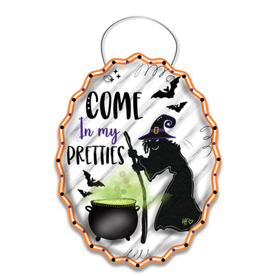 Come In My Pretties Halloween Door Hanger