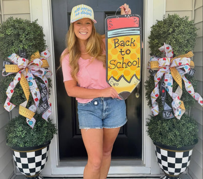 Back to School Door Hanger