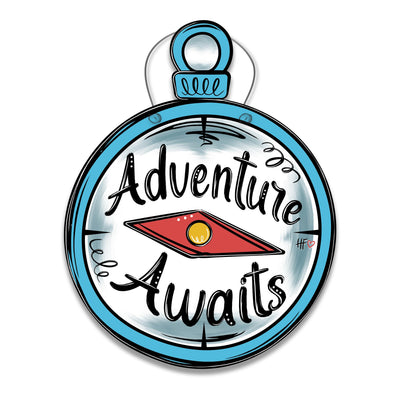 Adventure Awaits Door Hanger