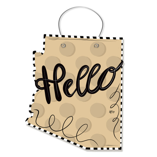 Dots Arizona Door Hanger