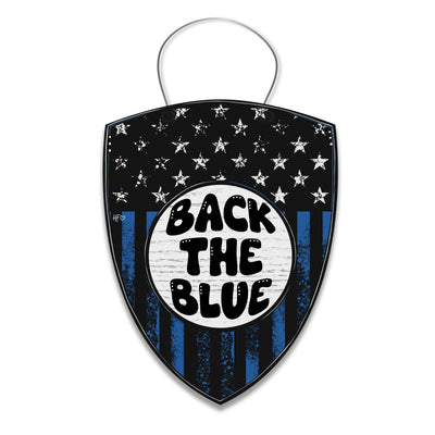 Back the Blue Door Hanger