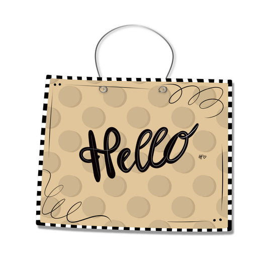 Dots Colorado Door Hanger