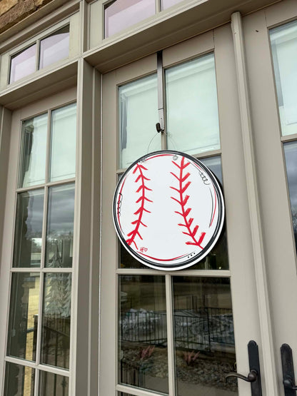 Baseball Door Hanger