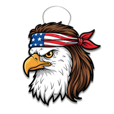 Fourth of July Patriotic Eagle Door Hanger