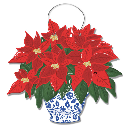 Festive in Blooms Door Hanger