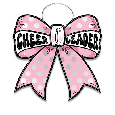 Cheerleader Bow Door Hanger