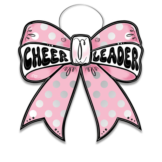 Cheerleader Bow Door Hanger