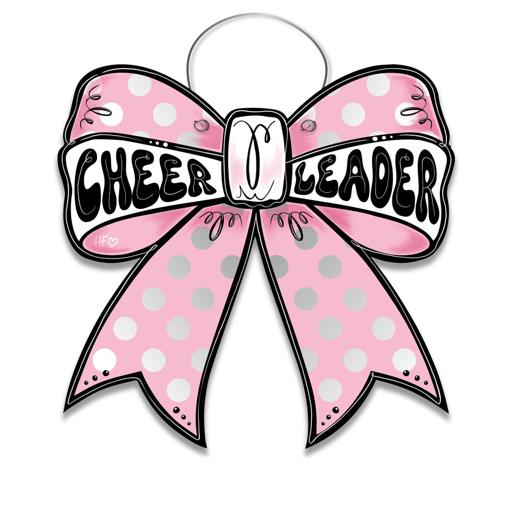 Cheerleader Bow Door Hanger
