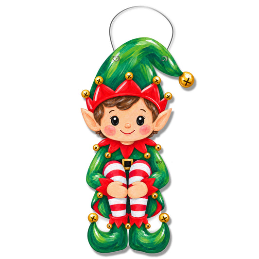 Henry the Elf Door Hanger
