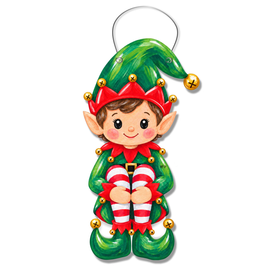 Henry the Elf Door Hanger