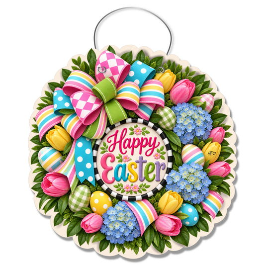 Lush and Lavish Easter Wreath Door Hanger
