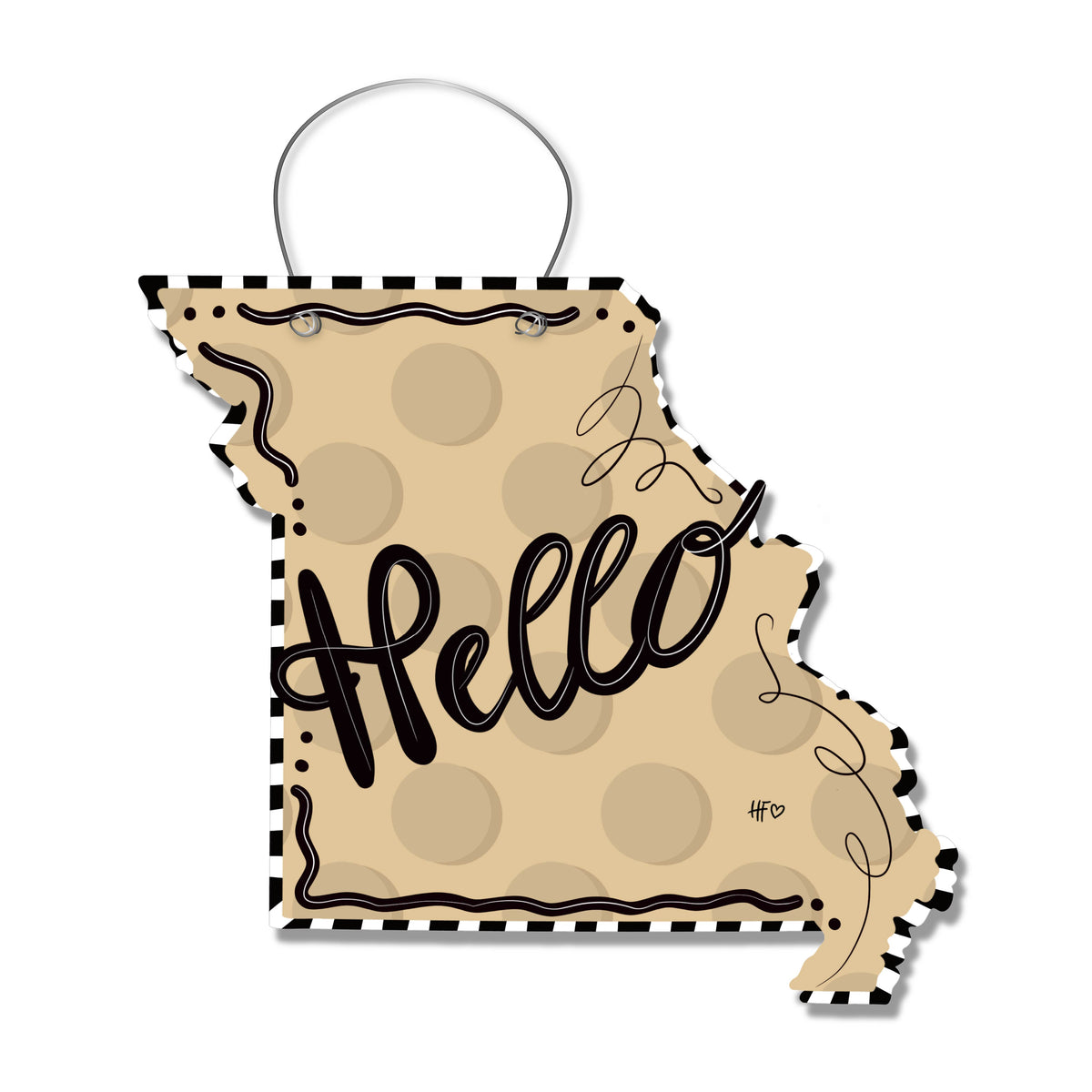 Dots Missouri Door Hanger