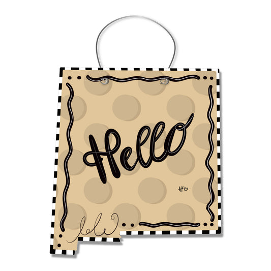 Dots New Mexico Door Hanger