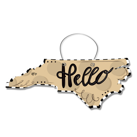 Dots North Carolina Door Hanger