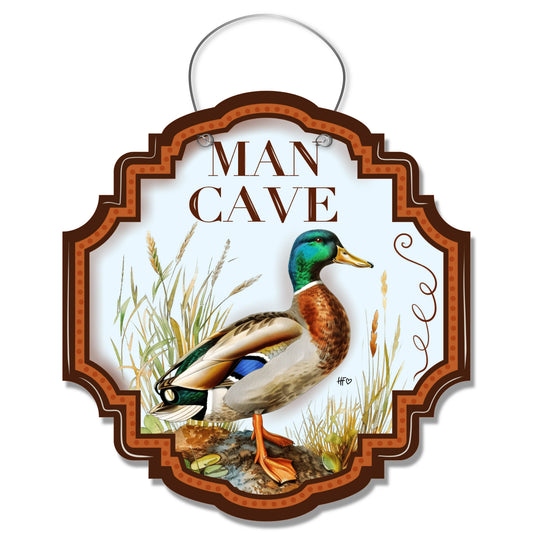 Quackin' Man Cave Door Hanger