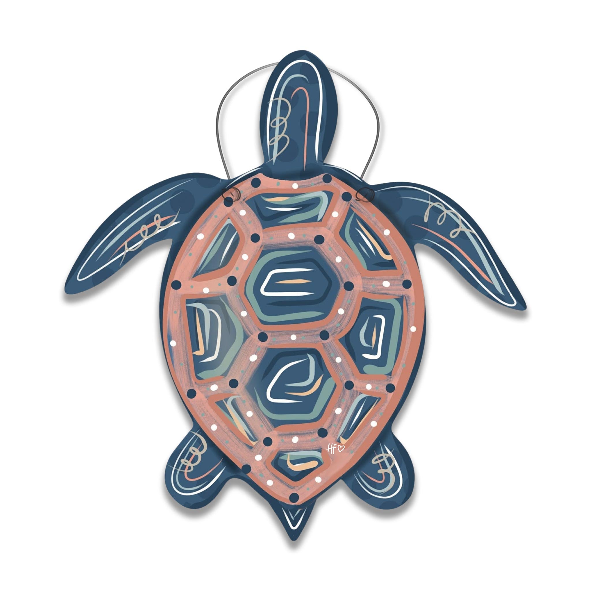 Sun Washed Sea Turtle Door Hanger – Hey Fancy Designs