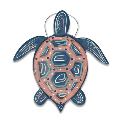 Sun Washed Sea Turtle Door Hanger
