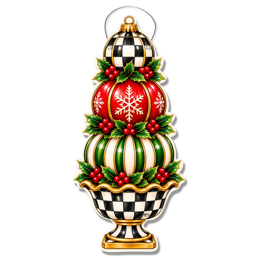 Stacked Elegance Door Hanger