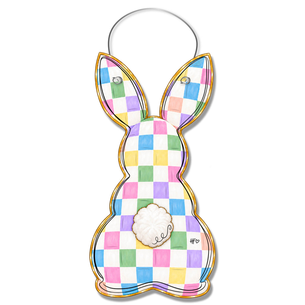 Subtle and Colorful Door Hanger