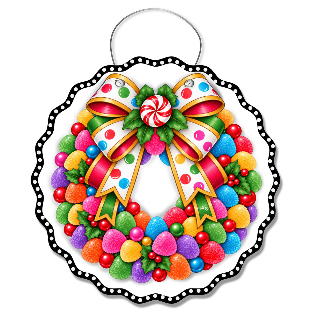 Sweet and Classy Wreath Door Hanger
