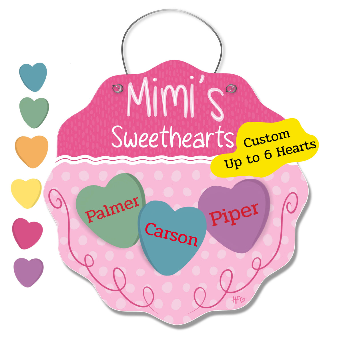 Sweethearts Door Hanger