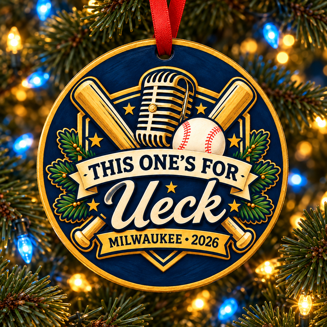 This One's for Ueck Milwaukee 2026 acrylic ornament