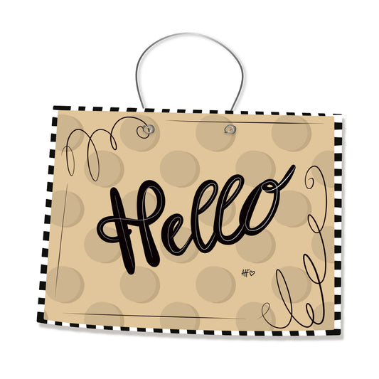 Dots Wyoming Door Hanger