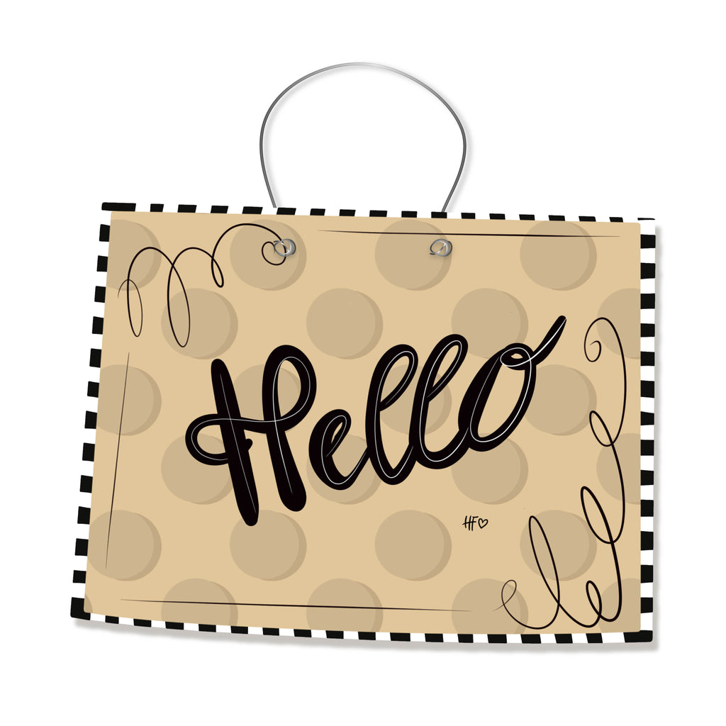 Dots Wyoming Door Hanger